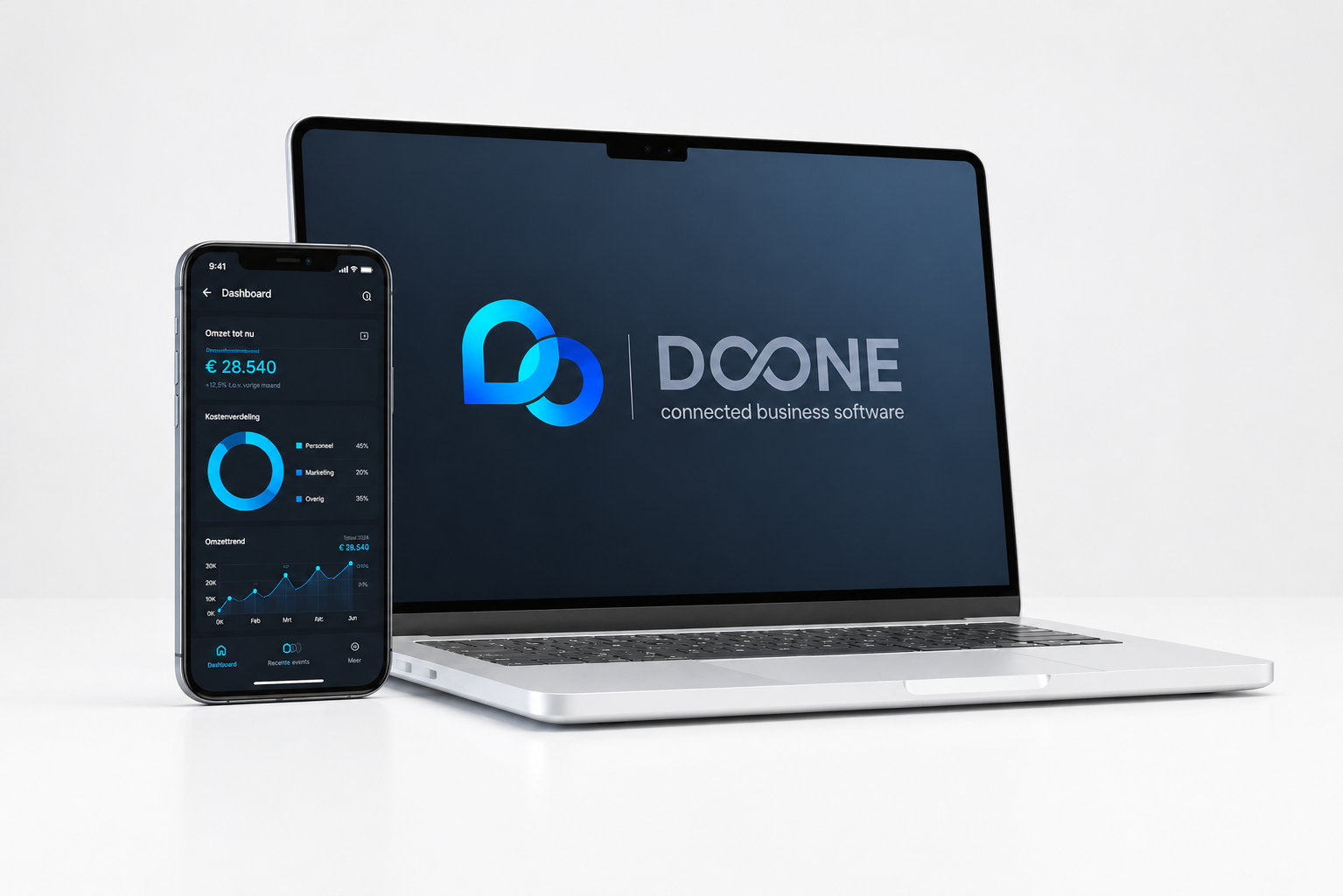 Doone laptop branding light mode